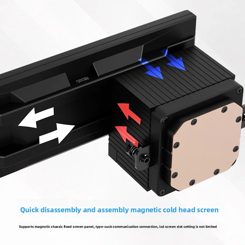 STREAM VISION 360 マザー用ファン付き360mm水冷クーラー Stream Vision 360 BLACK – Thermalright