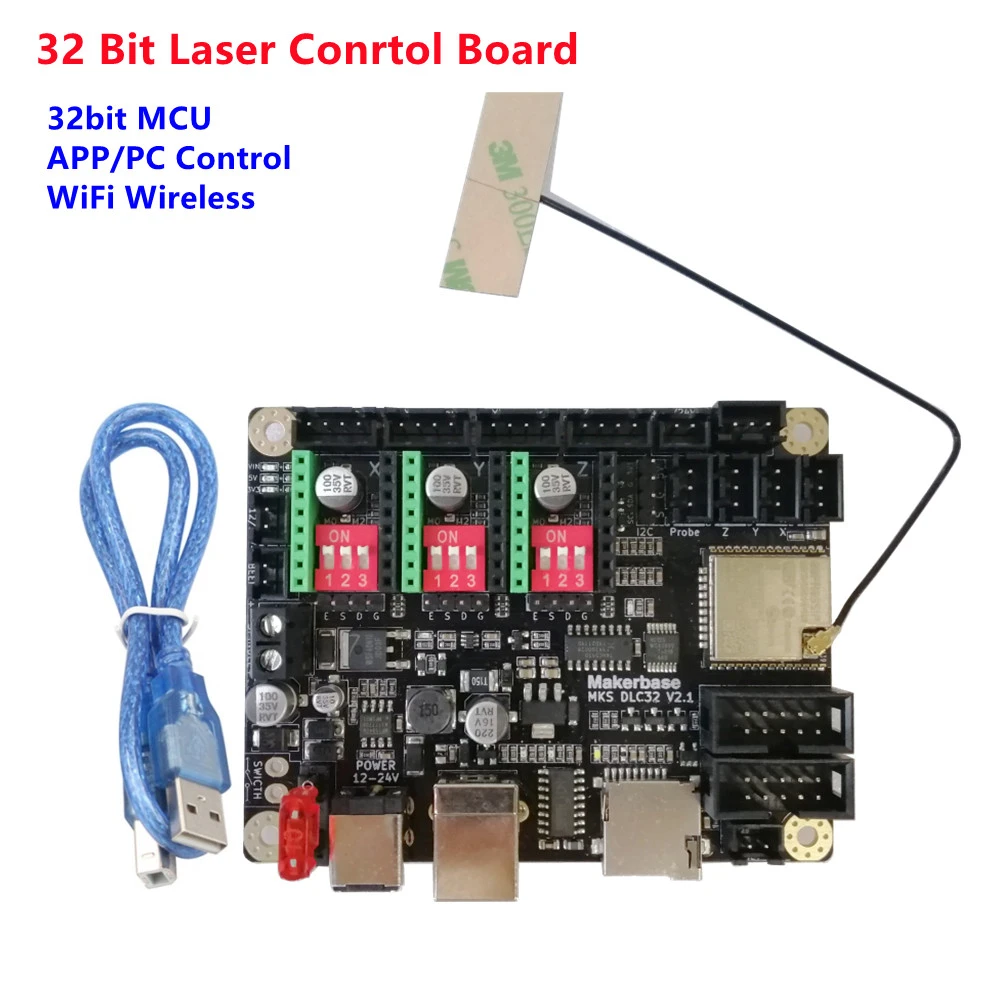 Grbl 0 9 1 1 Engraving Expansion Board 32 Bit Cnc Machine Upgrade Card Esp32 Wifi Mks Dlc32 V2 1 Plate Cnc Controller 3 Axis 3d Printer Parts Accessories Aliexpress