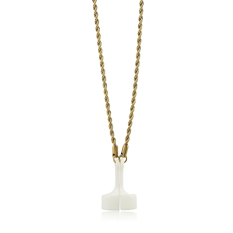 

Модная панковская Новинка, веревочная цепь из нержавеющей стали для Airpods, подвесная цепь с защитой от падения, подарок, модные женские кольца