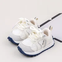 Baby Boys Girls Spring and Summer Mesh Single Shoes New Soft Bottom Non-slip Walking Shoes 1-2 Years Old Baby Trend Casual Shoes 1