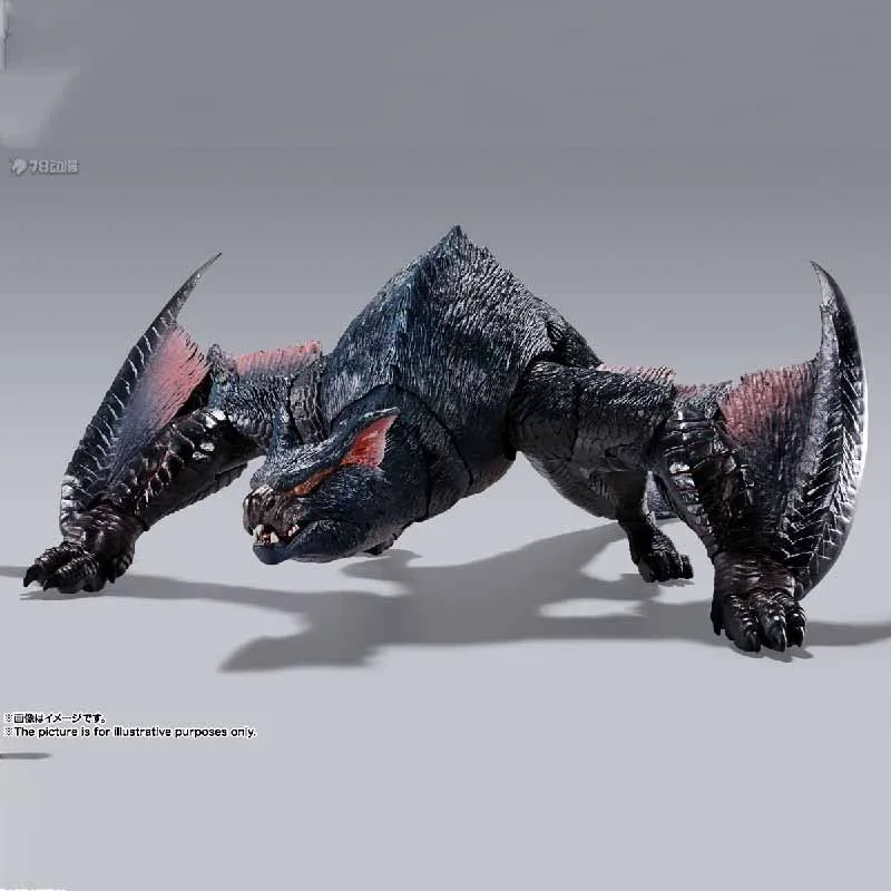 Bandai Original SHM Anime Figure MONSTER HUNTER RAJAHN FURIOUS