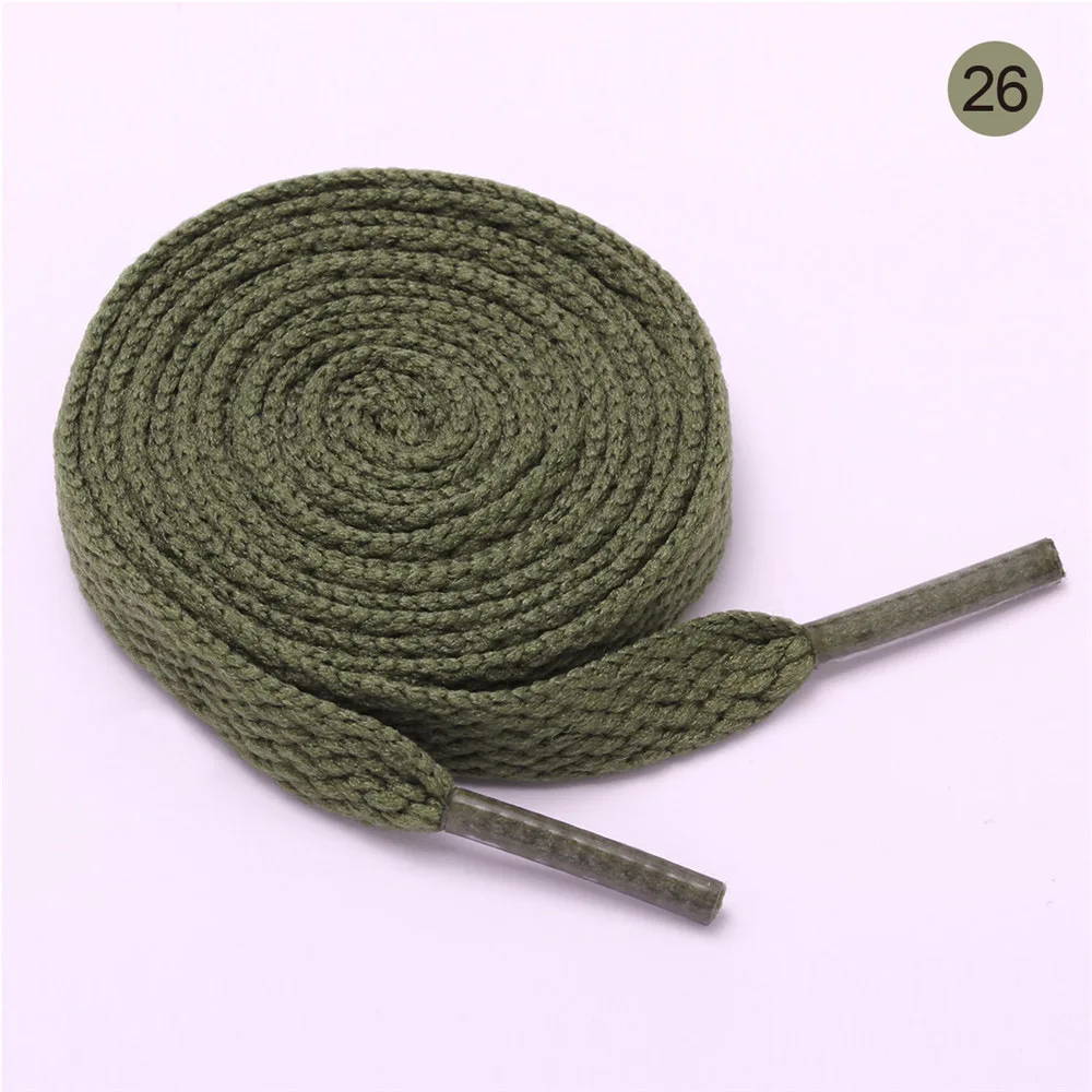 Vibrant Collection of Flat Shoelaces for Sneakers - 26 Color Options