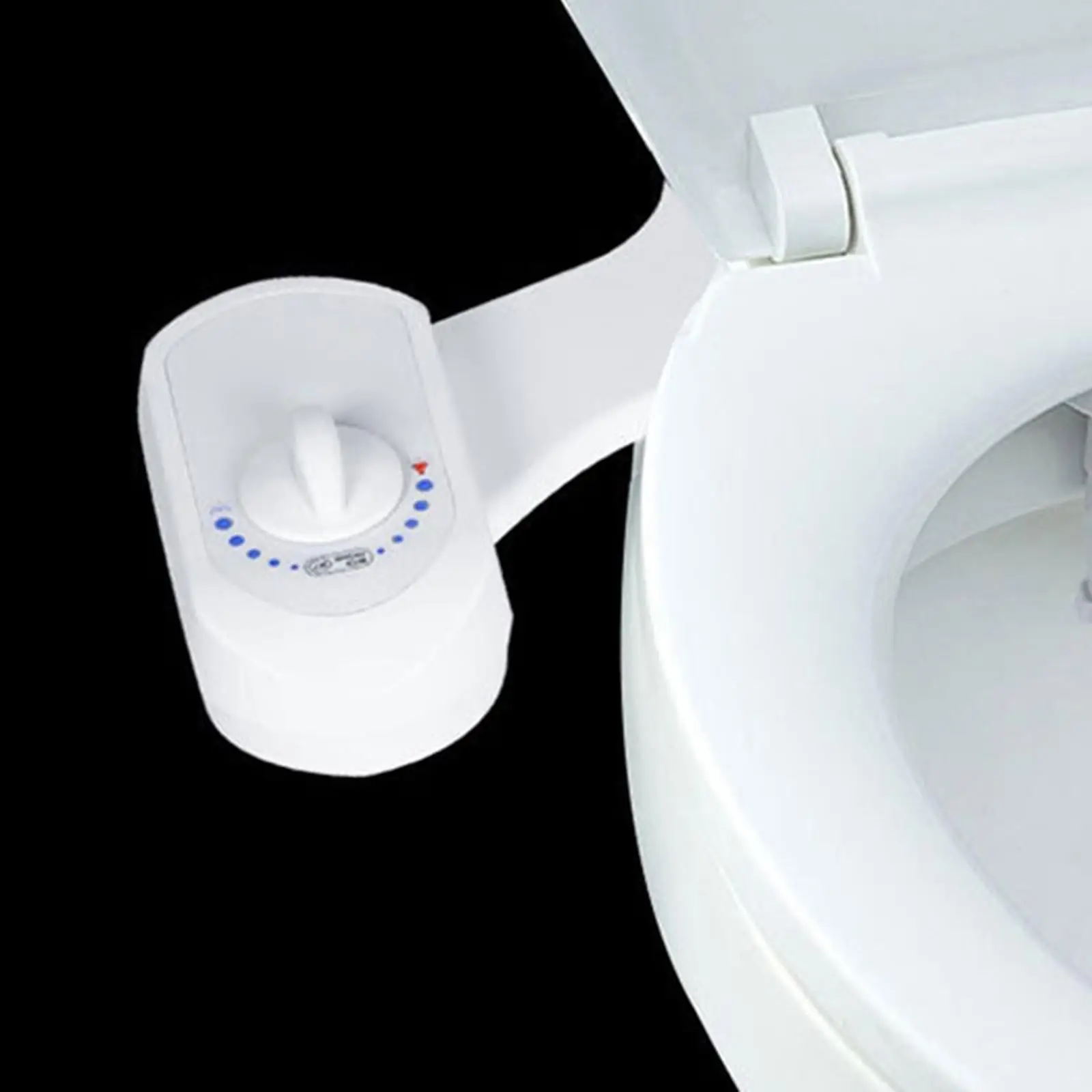 Bidet Toilet Seat Attachment Washing to Install Adjustable Water Pressure Water Temperature Adjustment for Bathroom