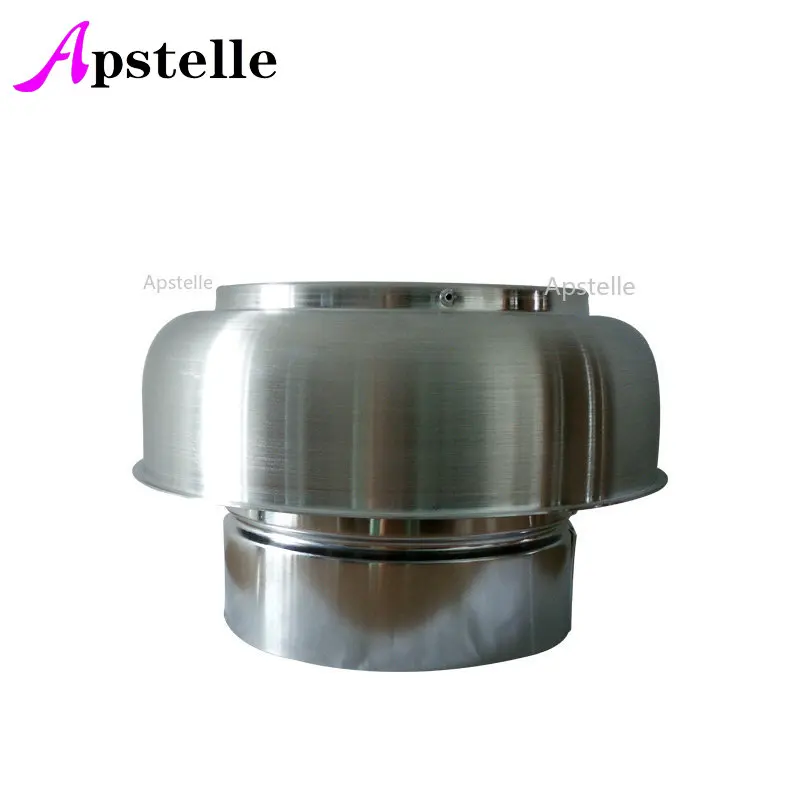 Apstelle 1Pcs 4-8 Inch Weatherproof Mushroom Air Vent Roof Vent Cap Cover 5" / 6" Chimney Caps Cover Aluminum Self-color Cowl