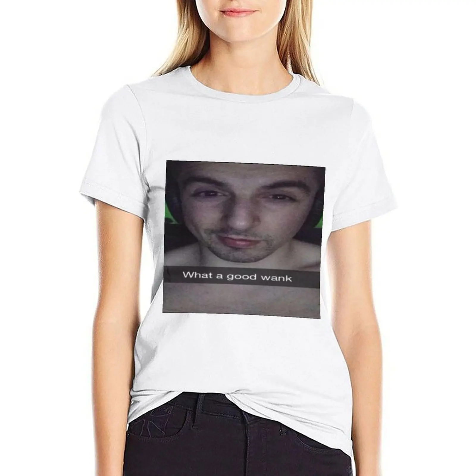 

Gross Gore what a good wank T-shirt summer tops female cute clothes Women's tops