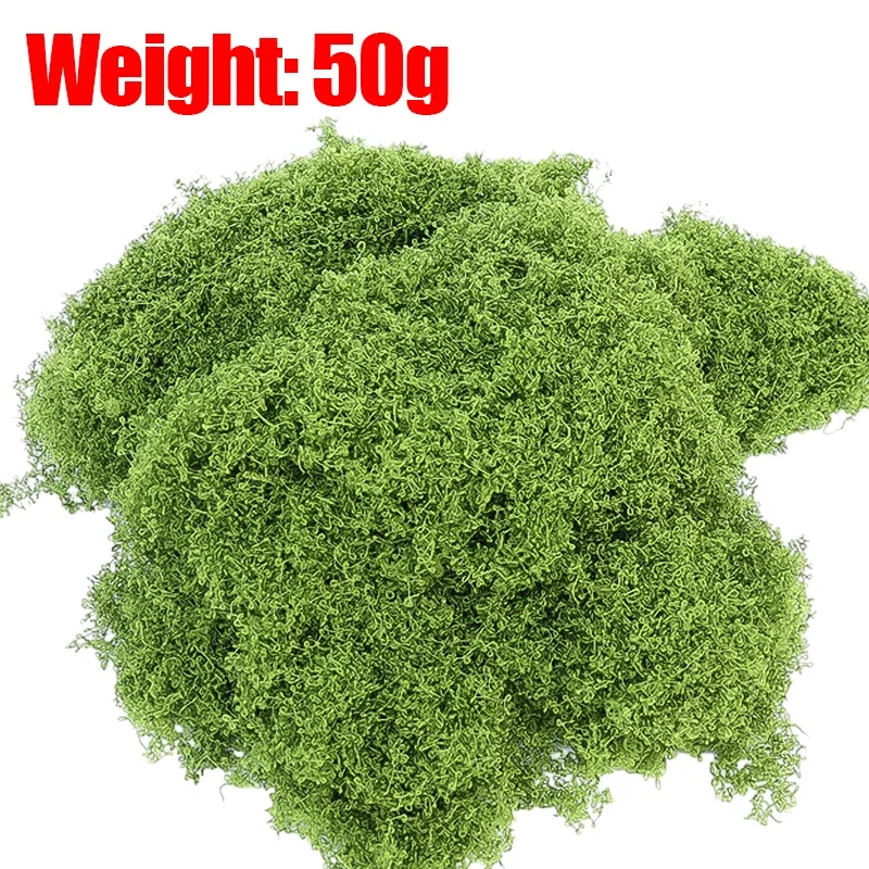 Artificial Green Moss for Home and Garden Decoration - Lush, Eternal Life Faux Grass for Mini Landscaping and DIY Crafts
