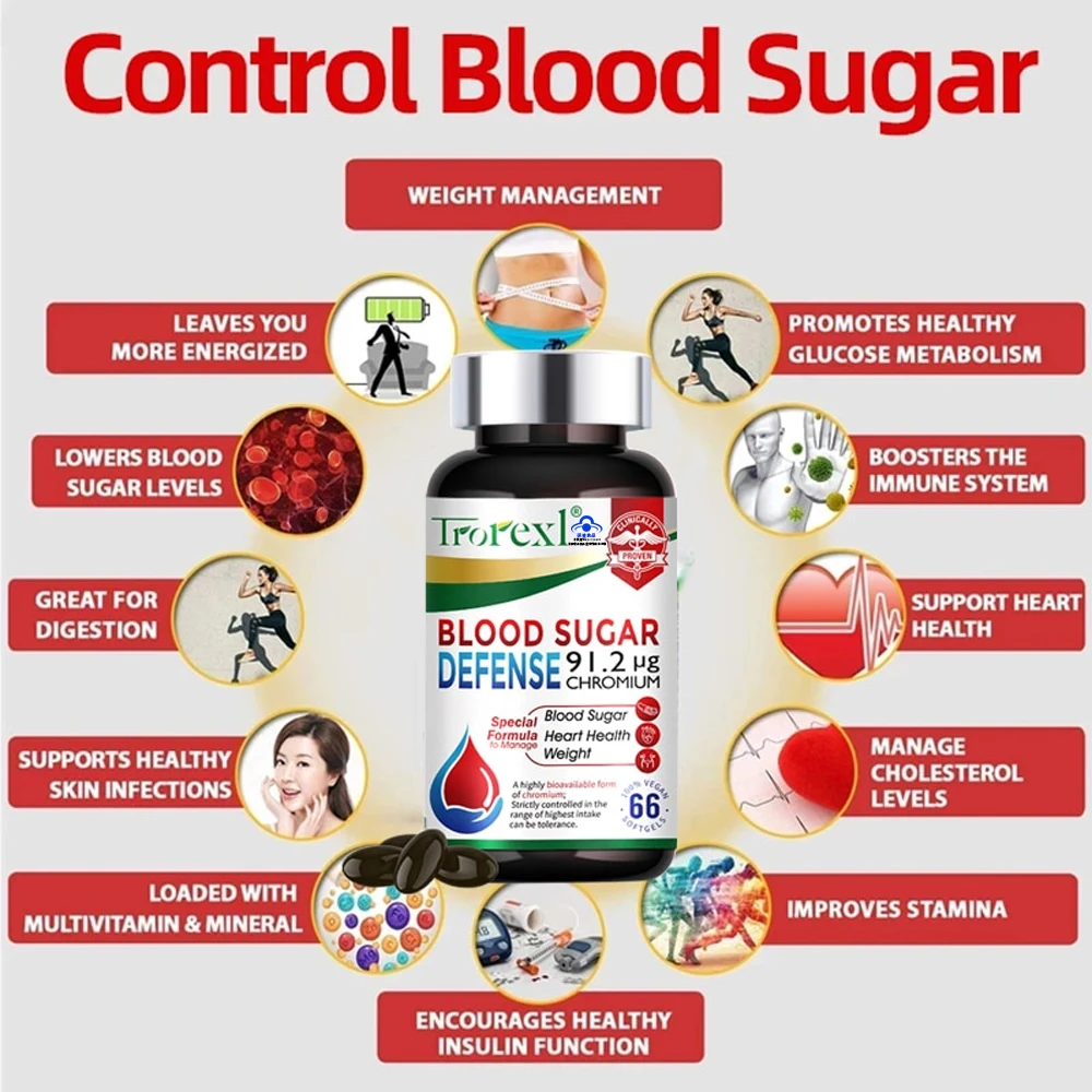 Diabetes Capsules Diabetes Capsule for Cardiovascular Health Control Blood Sugar Support Metabolism