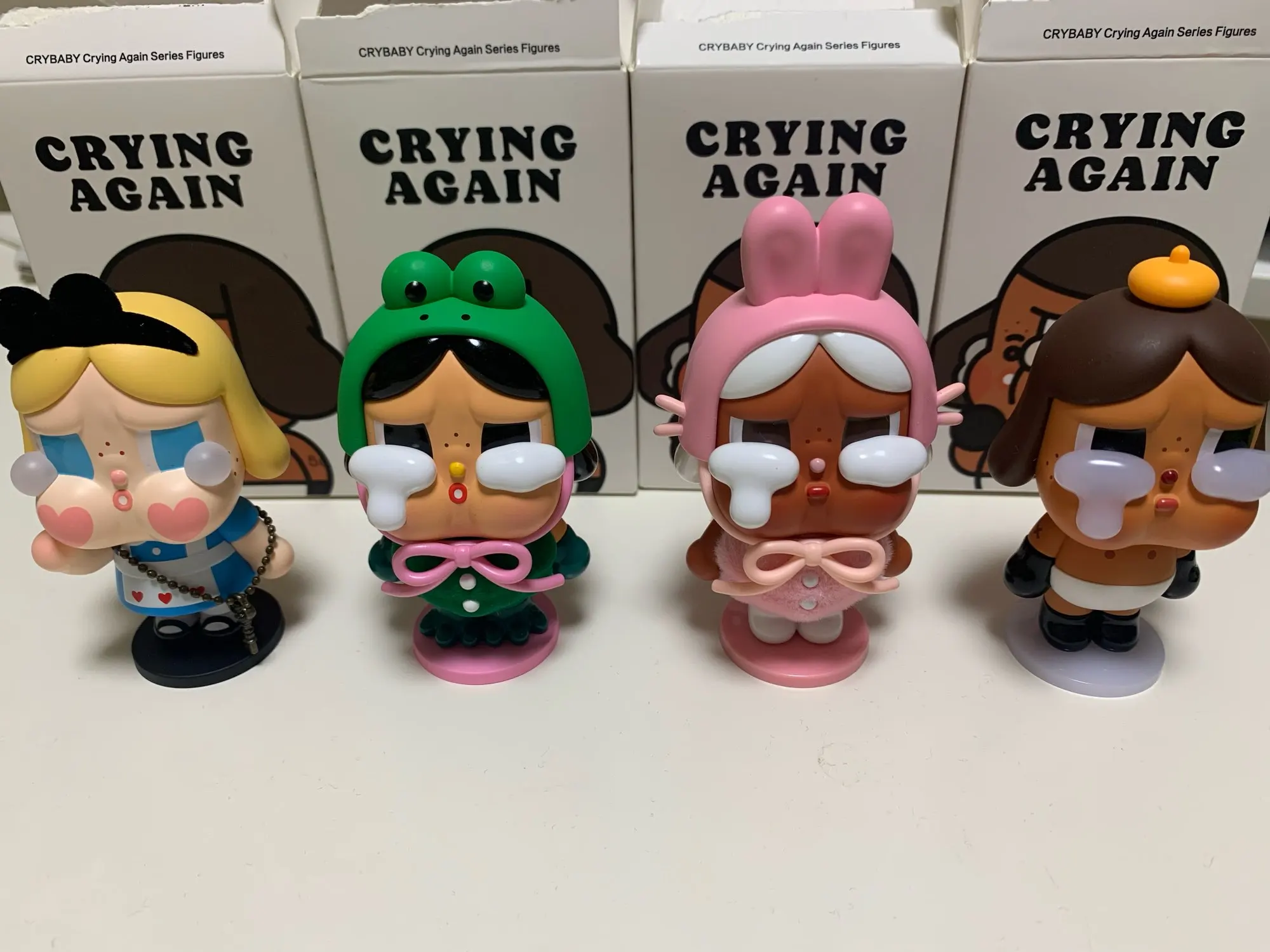 POP MART CRYBABY Crying Again Series Figures Mystery Box 1PC/12PCS