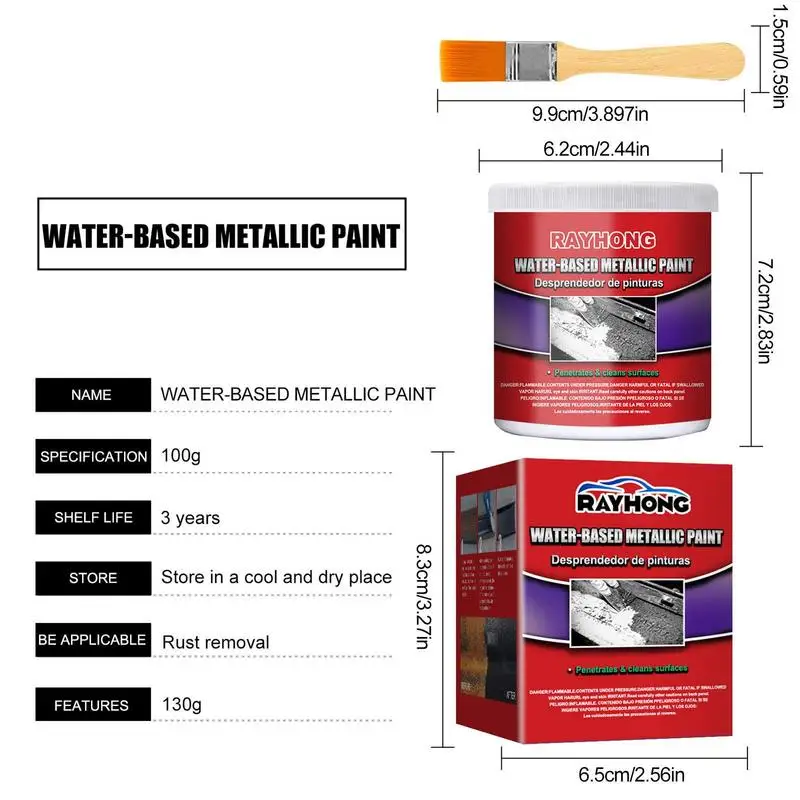 Rust Reformer UV Resistant Rust Converter For Car Converter & Metal Primer UV Resistant Reformer Inhibitor Works paint rust remover rust remover spray metal rust remover rust remover converter