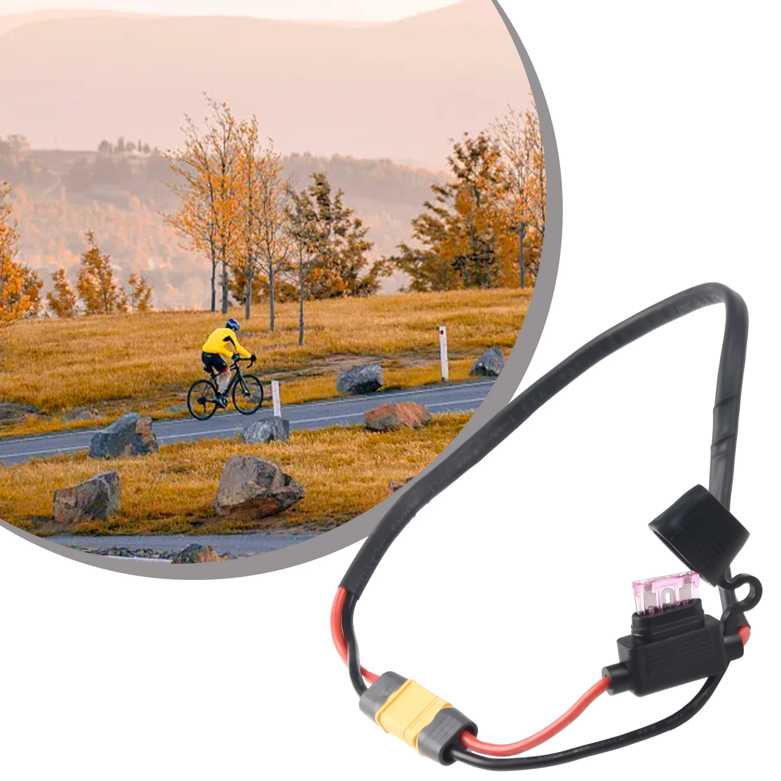 1pc Ebike Batterie Power Kabel 14AWG Entladung Draht XT60 Hohe Temperatur Widerstand Elektrische Fahrrad Zubehör – Detail 2