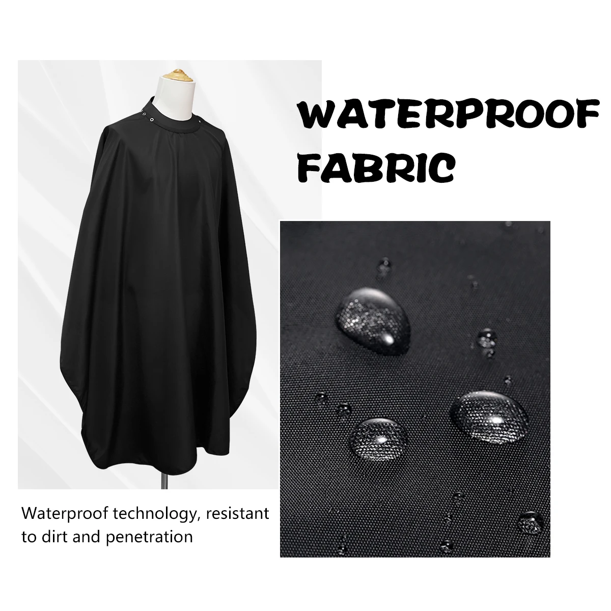 Hairdresser Silicone Collar Aprons Transparent Anti static Haircut Capes Waterproof Aprons Eagle Shawls Barber Styling Tools 4