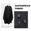 Hairdresser Silicone Collar Aprons Transparent Anti static Haircut Capes Waterproof Aprons Eagle Shawls Barber Styling Tools 4