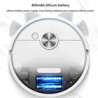 Robot aspirateur et serpillière 3 en 1 Lenovo, robot de nettoyage intelligent pour la maison, rechargeable par USB, robot de balayage et de nettoyage des sols pour la maison 4