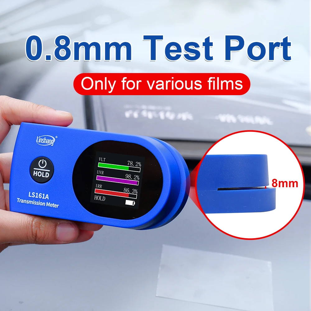 Window Tint Meter Upgrade solar film Transmission Meter 940nm 1400nm IR UV VLT Tint Film Tester LS161 LS161A