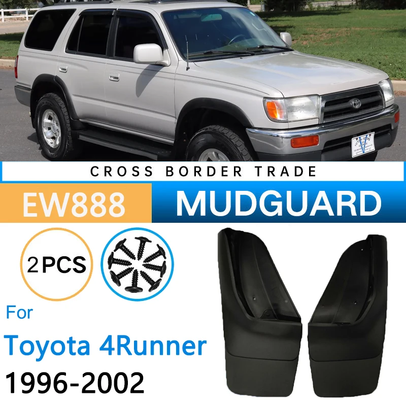 

2x Car Mudguards for Toyota 4Runner 1996-2002 2001 2000 1999 N180 Auto Front Rear Wheels Mudflaps Splash Guards Mud Flaps Fender