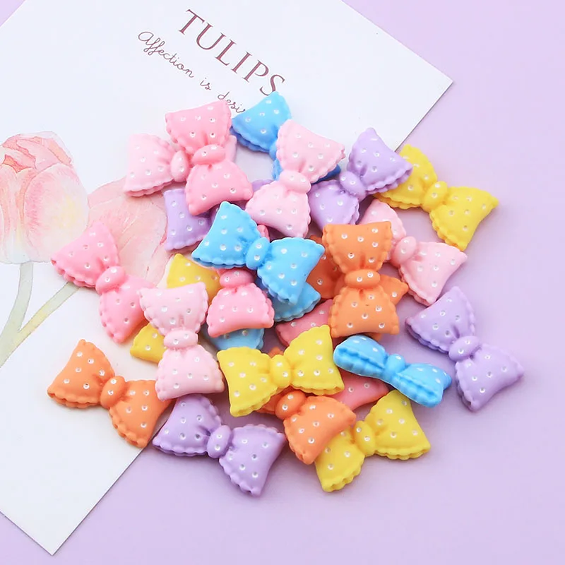 

20Pcs New Resin Bowknot Crafts Accessories DIY Earrings Necklaces Decorative Material Patch Woman Handmade Craft Supplies Resin