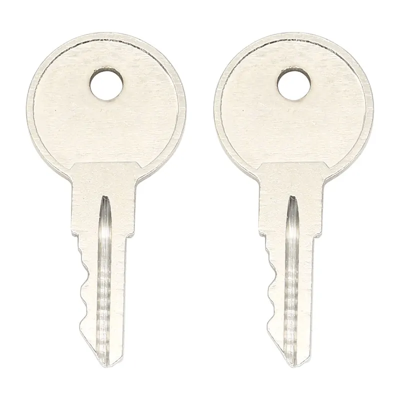 2 Pcs CH751 Controller Door Key Universal Keys Compatible with RV Campers Storage Lockers Boats Display Cases T-Handles Side