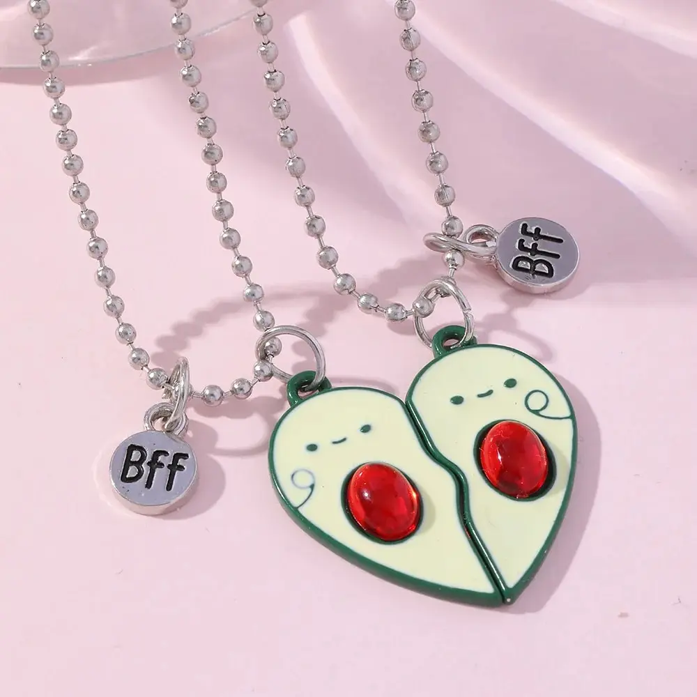 collar-de-coraz-n-de-amor-para-mejores-amigas-de-amazon-colgante-de