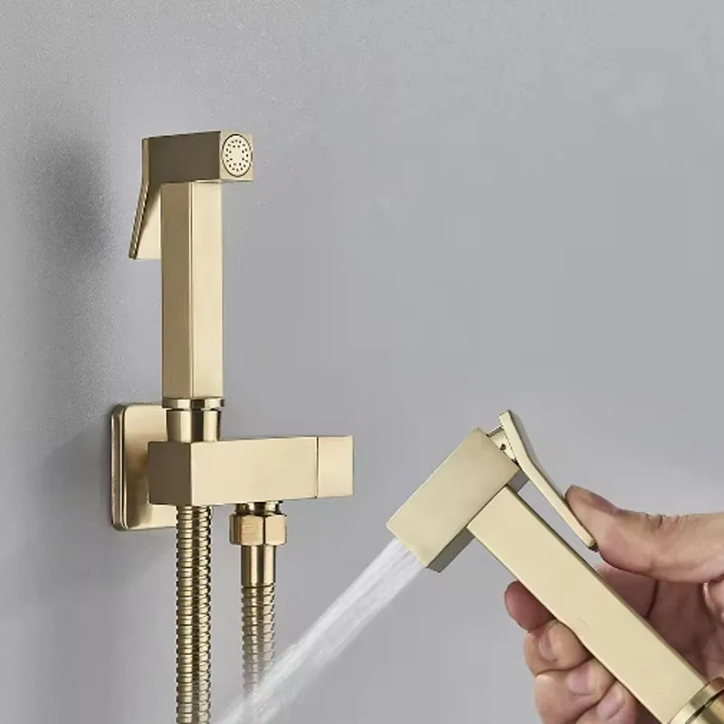 Bathroom Bidet Faucet Brass Tap Washer Mixer Single Cold Water Shower Sprayer Head Tap Toilet Faucets Toilet Handle Jet