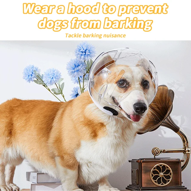 Museruola Trasparente Per Cani E Gatti - Reggibile E Traspirante Con Protezione