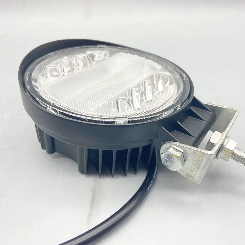 Excavator work light 12V 24V light cab LED headlights temporary work cab ceiling Komatsu Caterpillar Doosan Kobelco