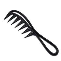 Barber Men Oil Comb Wide Tooth Shark Plastic Comb Hair Clipper Curling Salon Home Hairdressing Comb Massage Barber Stlying Tools 2