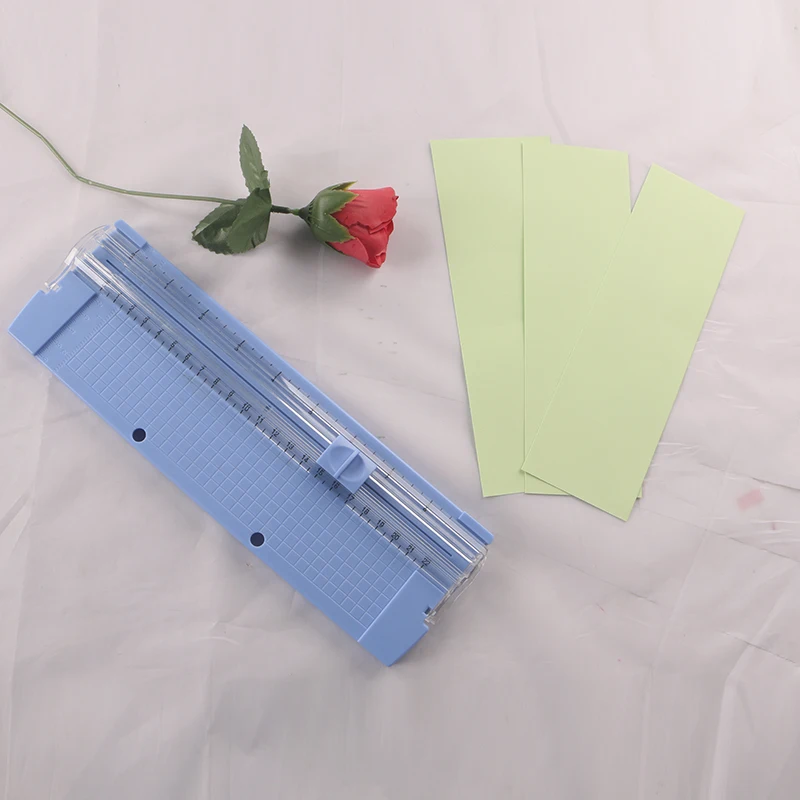 A5 경량 휴대용 종이 트리머 정밀 종이 사진 커터 스크랩북 트리머 커팅 매트 ..