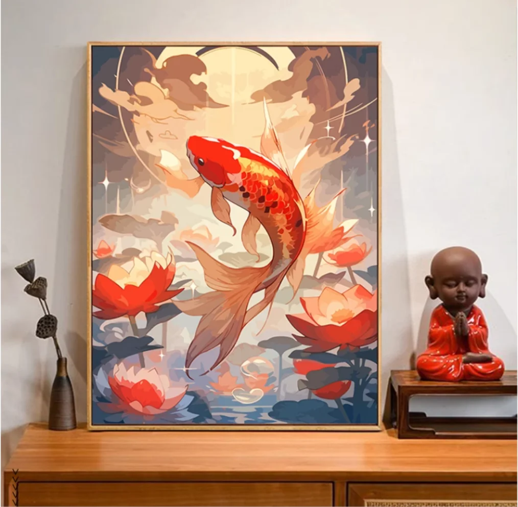

Цифровая масляная живопись Jinli Leaping Dragon Gate