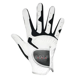 Men's Golf Glove - Enhanced Grip, Cool Comfort, Dual Color Options (Blue/White) - Small S 22 (Right Hand White)