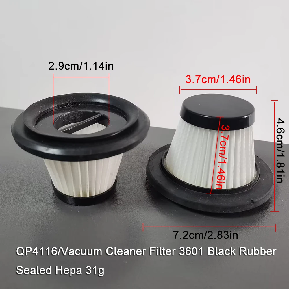 Vacuum Cleaner Filter Element Black Rubber Sealed Hippa Non woven fabric vacuum cleaner filter element Vacuum cleaner accessorie