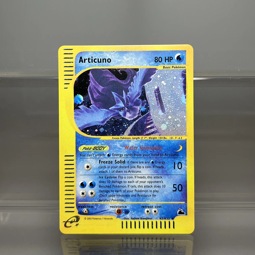 PKM Holographic PROXY Cards E-Card Series Celebi Charizard Ho-oh Alakazam PTCG Game Collection Cards Game Toys – Detail 10