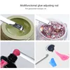 Taking Nail Glue Color Mixing Stick Wooden Halo Dyeing Stirring Bar Nail Gel Picker Painting Multifunctional Pen Manicure Tool 4