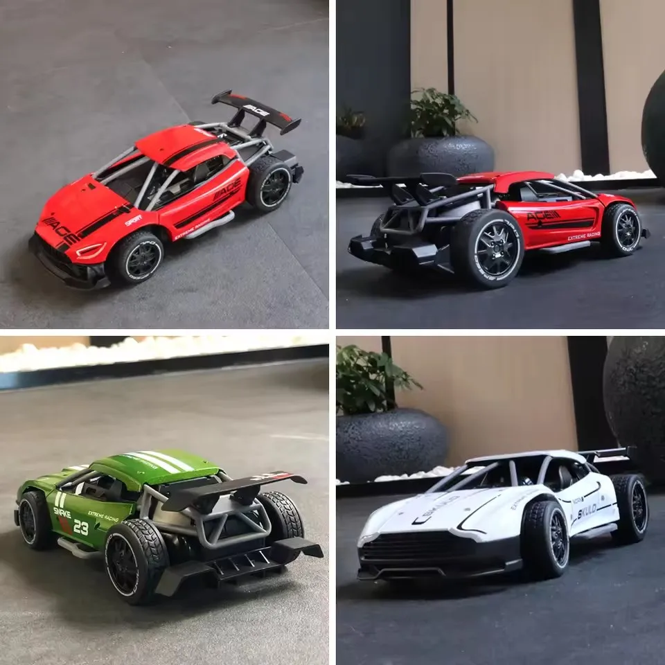 1/24 Electronic Remo Hobby Metal cars boys Charging wireless electric vehicle RC Drift Racing Car Remote Control Vehicle  Toys f 3