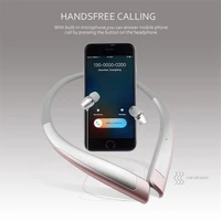 HBS-1100 Stereo Bluetooth Headphone Binaural Hand-free Neckband Earphones Fashion Mini Wireless Headset Binaural Universal - Image 3