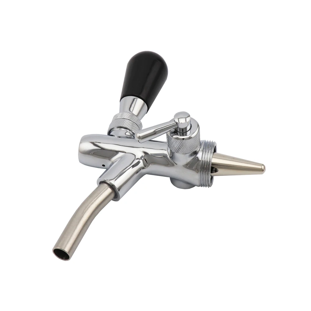 Hgkeke Bier Tap Kraan 2 Schacht 1/4 Tepel Schacht Ontwerp Bier Kraan Kit Craft Bier