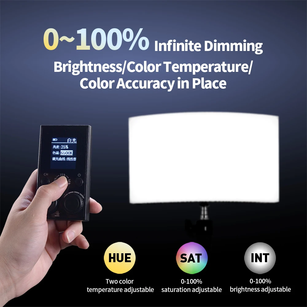45W W40X Mini Wide Angle Curved Dual Color Fill Light 3