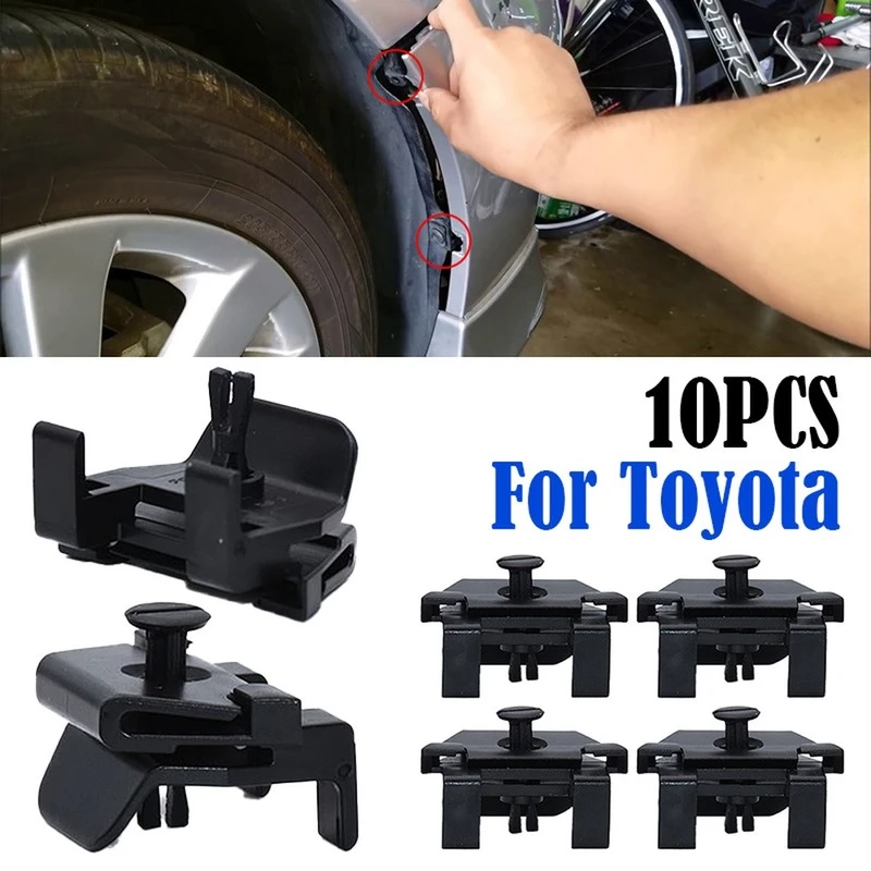 10x Car Front Bumper Retaining Clips Fender Retainer Fasteners For
