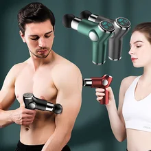 

Fascial Gun Mini Lcd Massage Fitness Pistola Masajeador Muscular Martillo 32 Speed Pain Relief Massagem Relaxante Armas Portatil
