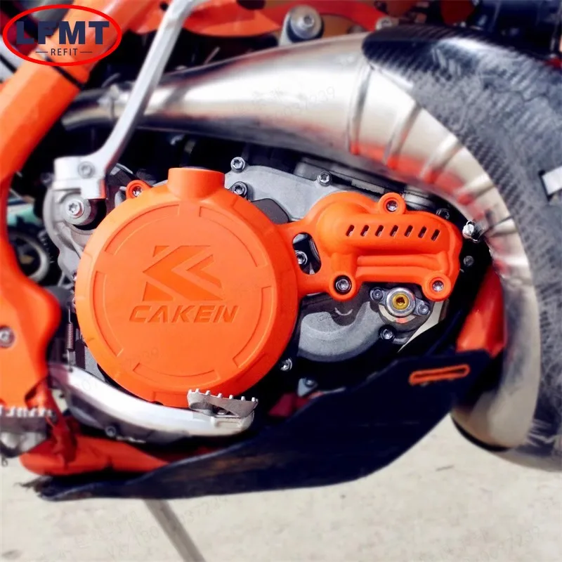 Motorrad Kupplung Schutz Wasserpumpe Abdeckung Motor Zündung schutz abdeckung Für HENGJIAN HJMOTO HJZ300 Z300 Dirt Bike Refit Teile – Detail 2
