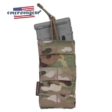 

Emersongear Tactical M4 Single Magazine Pouch Modular Open Top 5.56 223 Mag Bag Airsoft Hunting MOLLE PALS Panel Pocket Nylon