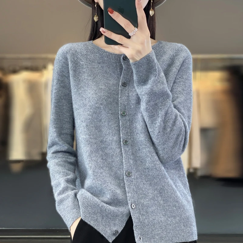 ตัวเลือกสินค้า เสื้อกันหนาว Merino 100% อบอุ่นสบาย ใส่ได้ทุกฤดู