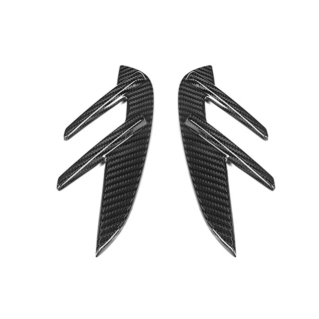 Dry Carbon Front Side Fender Air Vent Covers Trims For BMW 3 Series G80