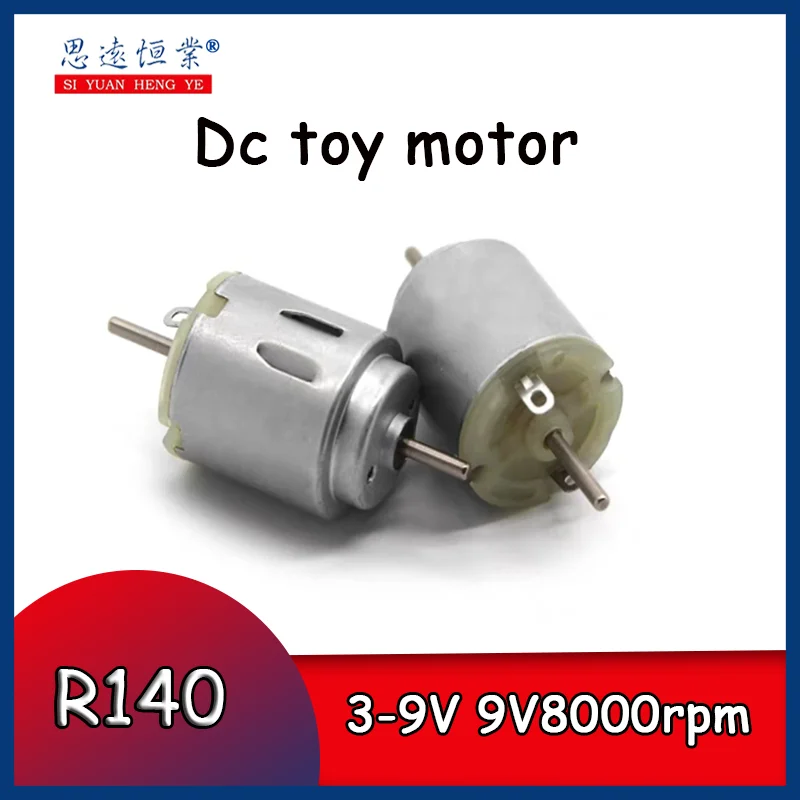 10pcs DC 3V 140 Double Output Shaft Micro Electric Motor 8000RPM Model Car Round Drive Engine DIY Robot Smart Car Toy