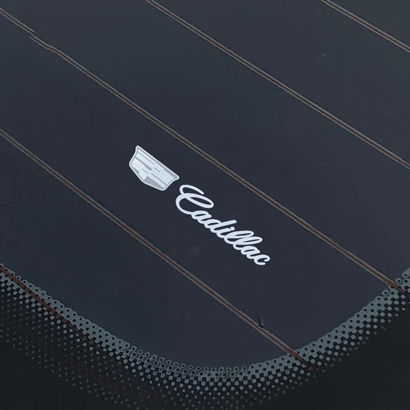 Luxe 3D logo decoratie stickers set voorzijde achterzijde
