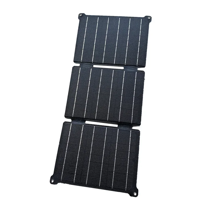 Caricabatterie solare pieghevole da 120W con pannello solare ETFE USB 5V/DC 12V celle di ricarica sicure caricabatterie solare per telefono per campeggio all'aperto domestico