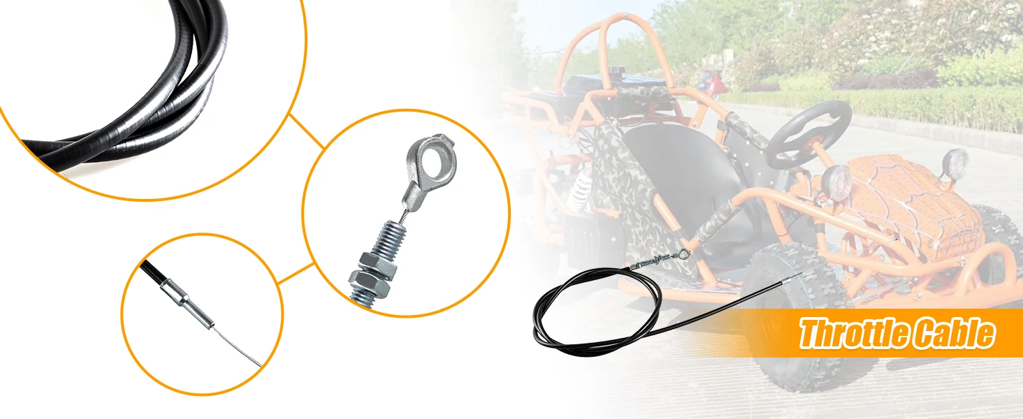 thumbnail: YAMAHA DT / MX Gaskabel Met Splitser