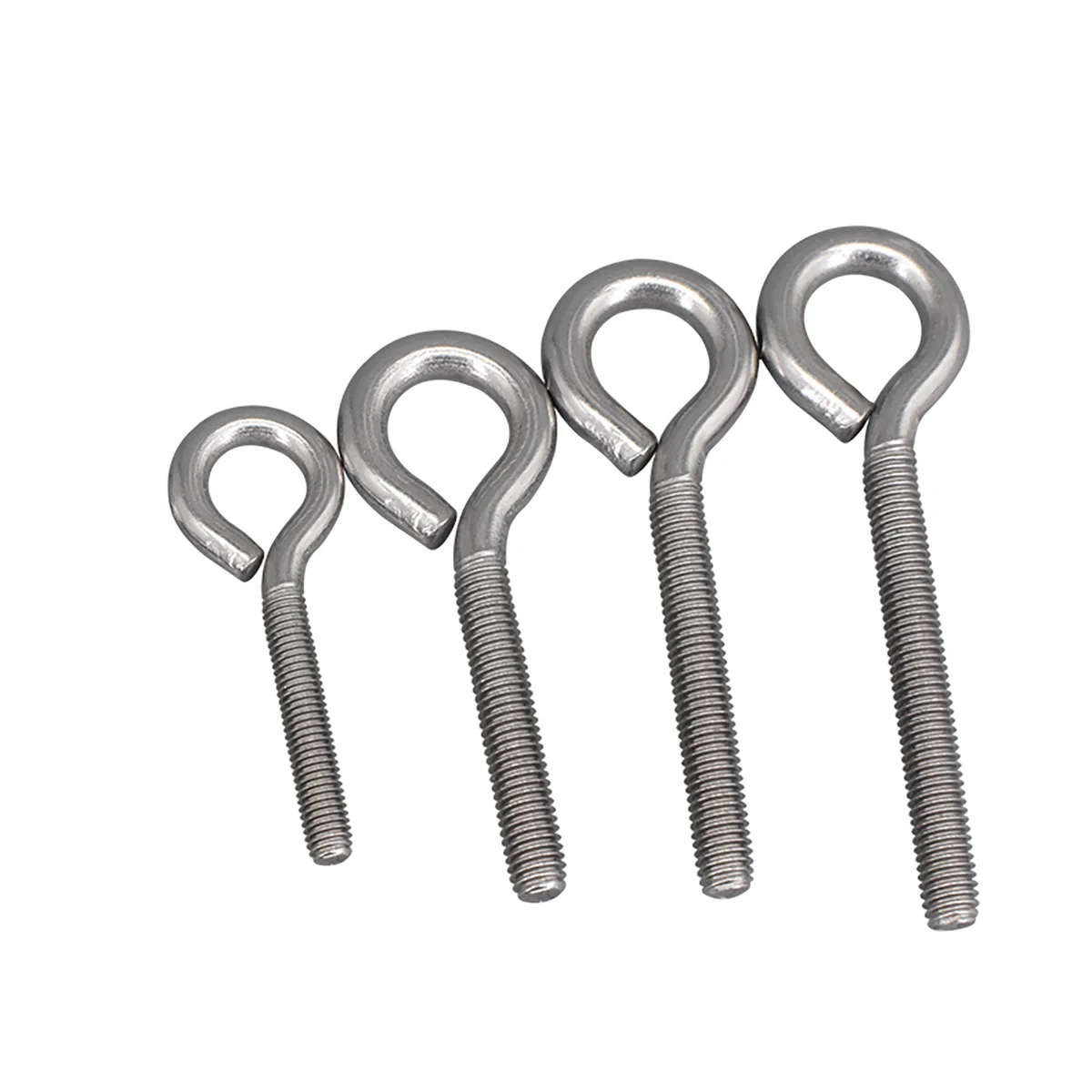 304 Stainless Steel Joint Bolt Lengthening Sheep Eye Screw Fish Eye Screw O  Type Hanging Ring 5pcs - Bolts - AliExpress