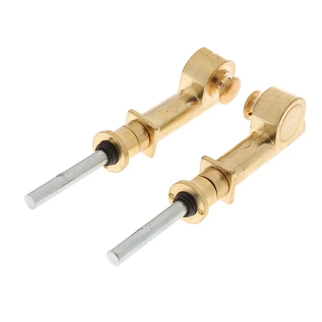 2pcs Replacement Copper Axis Shaft Mechanical Axis for Erhu Accessory
