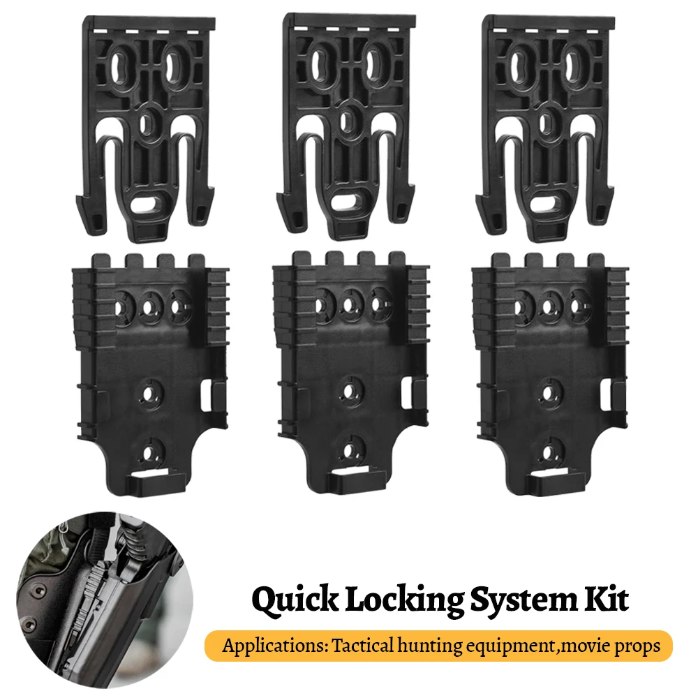 Quick Locking System Kit for Gun Holster Accessories - Polymer QLS Kit