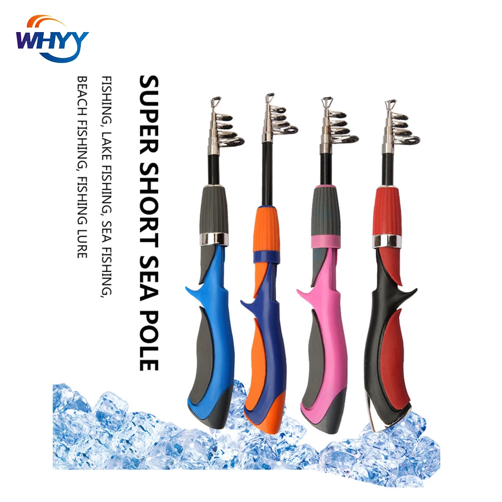 Whyy Telescopic Fishing Rods Carbon Fiber Gun Handle Sea Fishing Rod